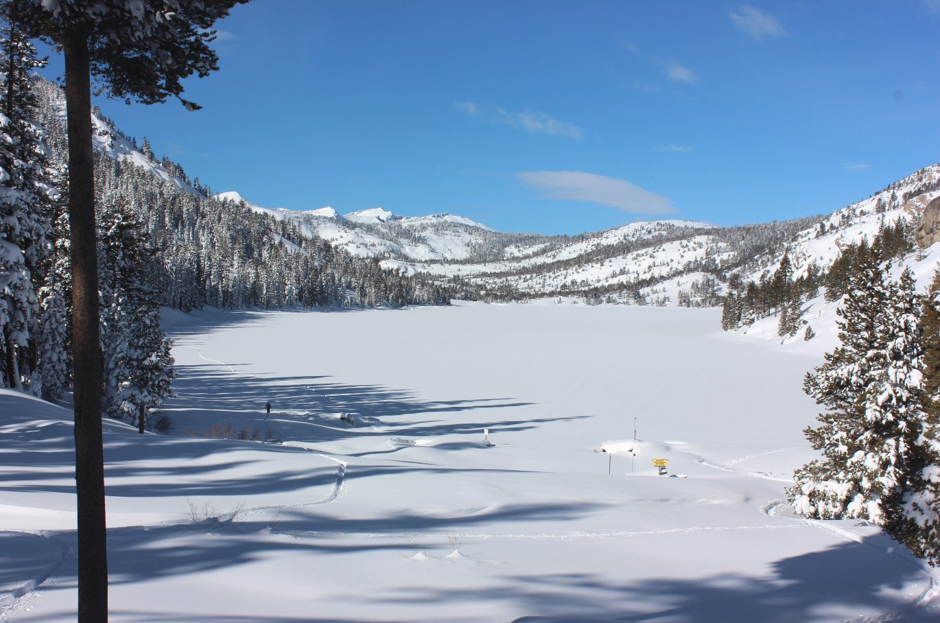 Echo Lake Snowshoe Hike